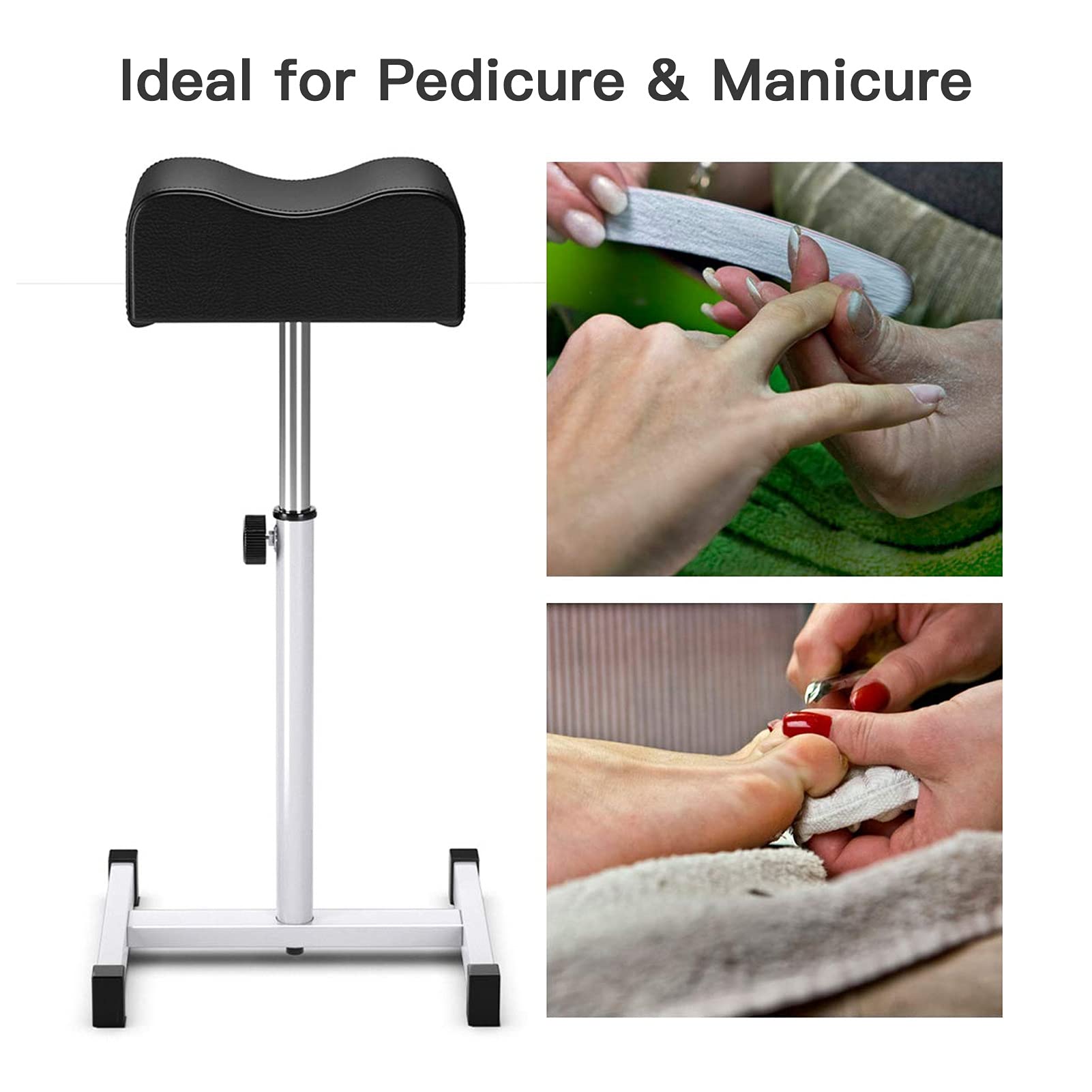 CHAOEEMY reposapiés para pedicure, uso versátil en casa o en salón.