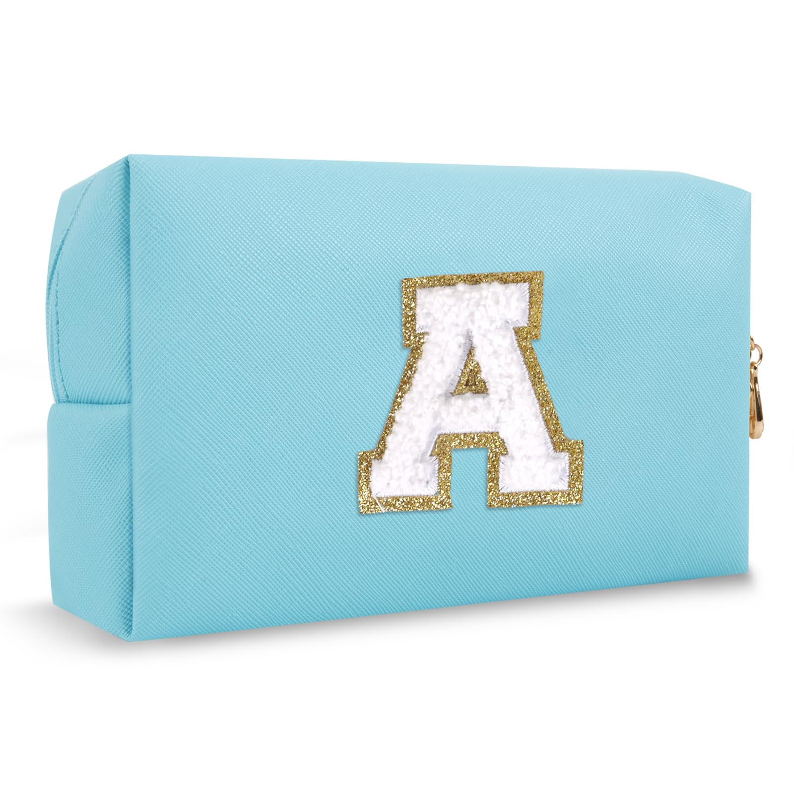 Chaogreat bolso maquillaje inicial A-Z, ideal para personalizar y organizar cosméticos.