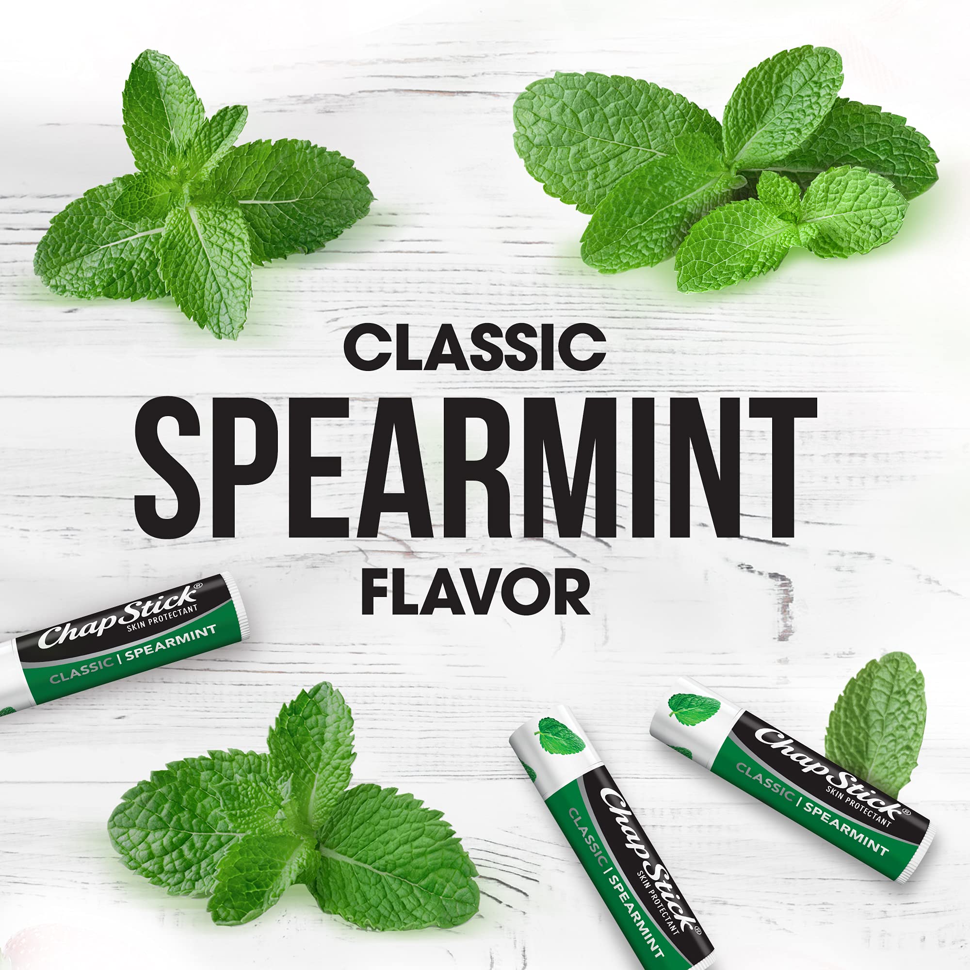 ChapStick menta clásica textura suave: deslizamiento cómodo.