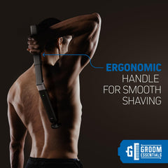 ChargeWorx cuchillas de acero inoxidable, corte suave y eficaz en piel sensible.
