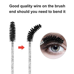 CHEFBEE aplicadores de mascara flexibles para pestañas permiten separar y peinar con suavidad.