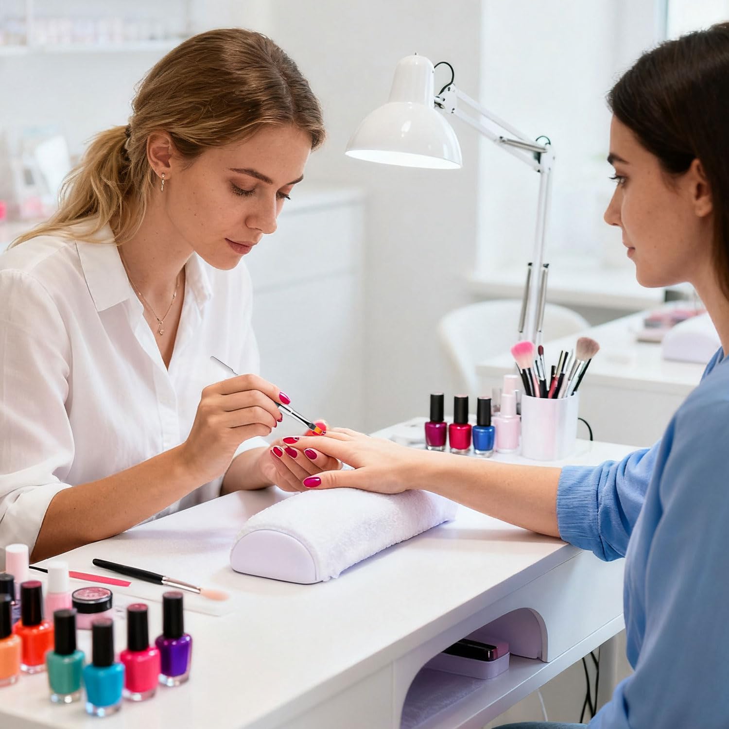 Chemailon brochas uñas puntas finas para detalles