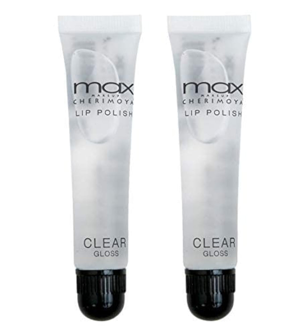 Cherimoya MAX Brillo labial claro en envase, ideal para brillo sutil diario.