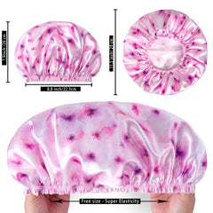 Gorra de ducha CHFONG con elasticidad alta y ajuste cómodo para la mayoría.
