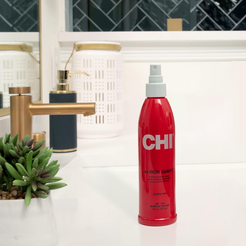 CHI 44 Iron Guard protege mechones con calor intenso