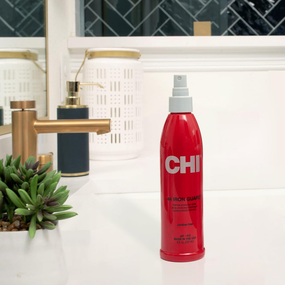 CHI 44 Iron Guard protege mechones con calor intenso