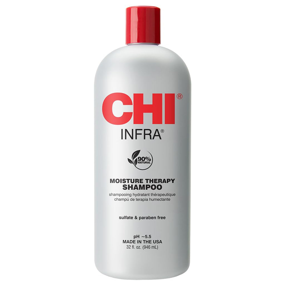 CHI Infra Shampoo botella frontal, limpieza suave y fortalecimiento para cabello dañado