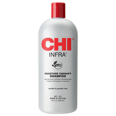 CHI Infra Shampoo botella frontal, limpieza suave y fortalecimiento para cabello dañado