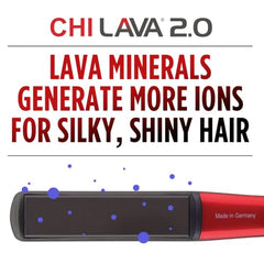 CHI Lava 2.0 control-de-temperatura: ajuste preciso para peinados variados.