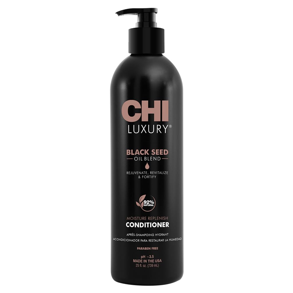 Acondicionador CHI en botella elegante para hidratación suave del cabello