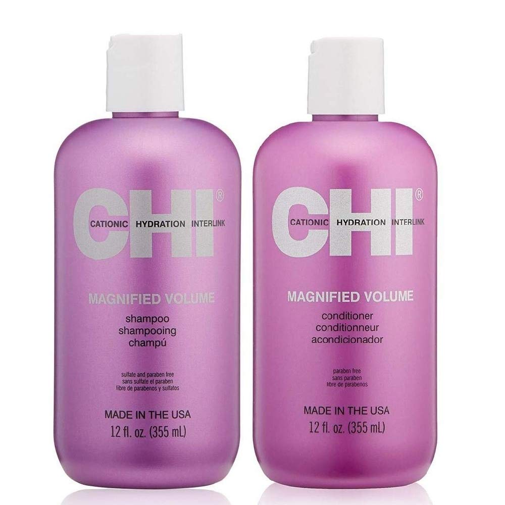 CHI Volume Magnifié : duo shampooing et apres-shampoing pour volume durable et brillance