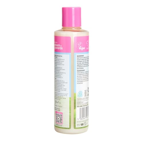 Childs Farm Acondicionador infantil, textura cremosa para hidratación del cabello delicado