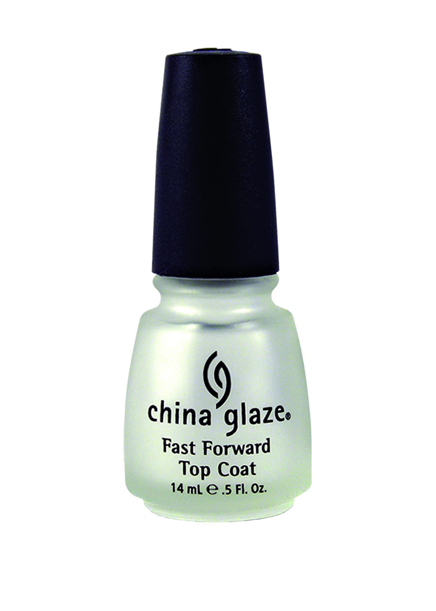 China Glaze Fast Forward, capa superior manicura de larga duración con acabado suave.
