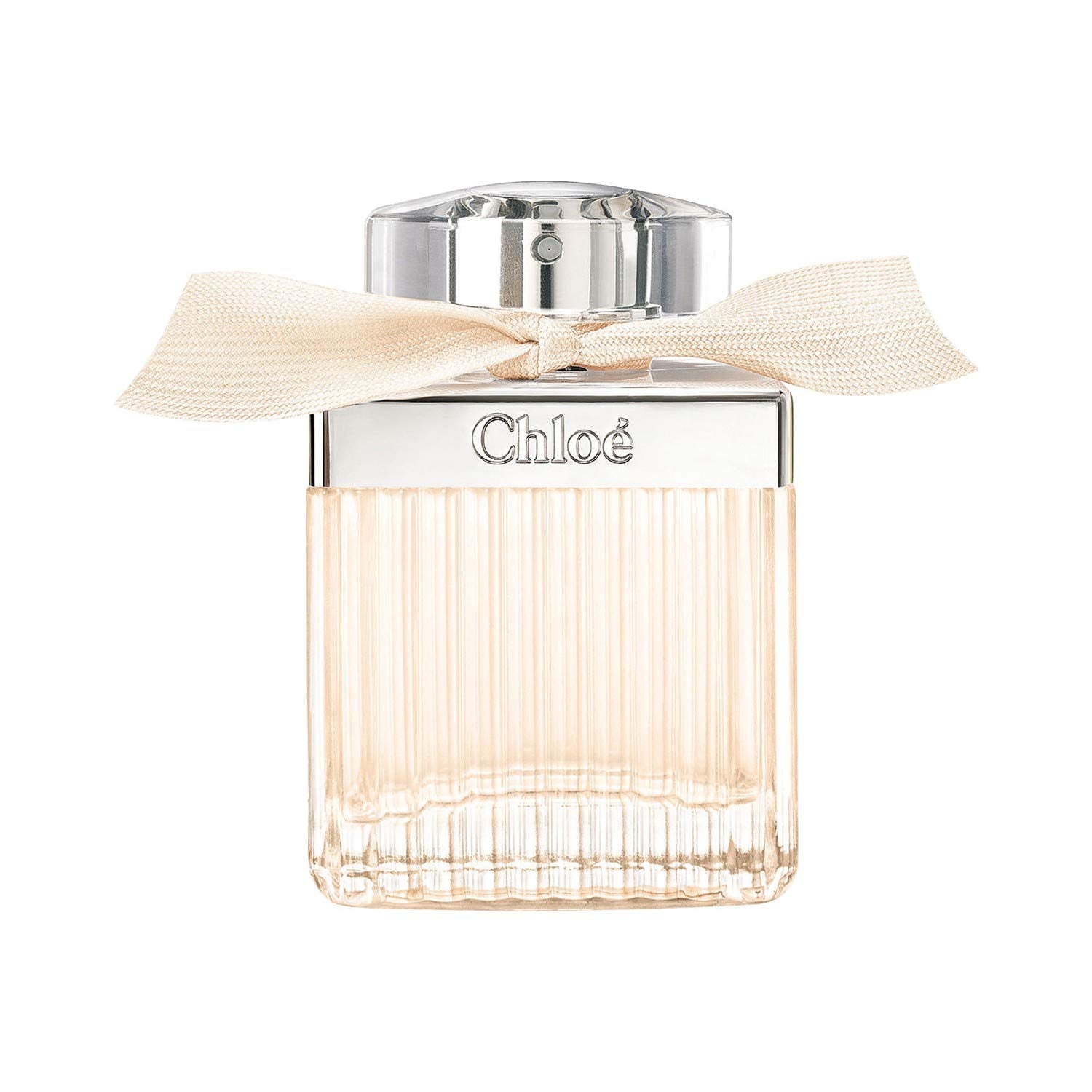 Chloé: botella plegada con lazo, ideal para un toque elegante en momentos especiales.