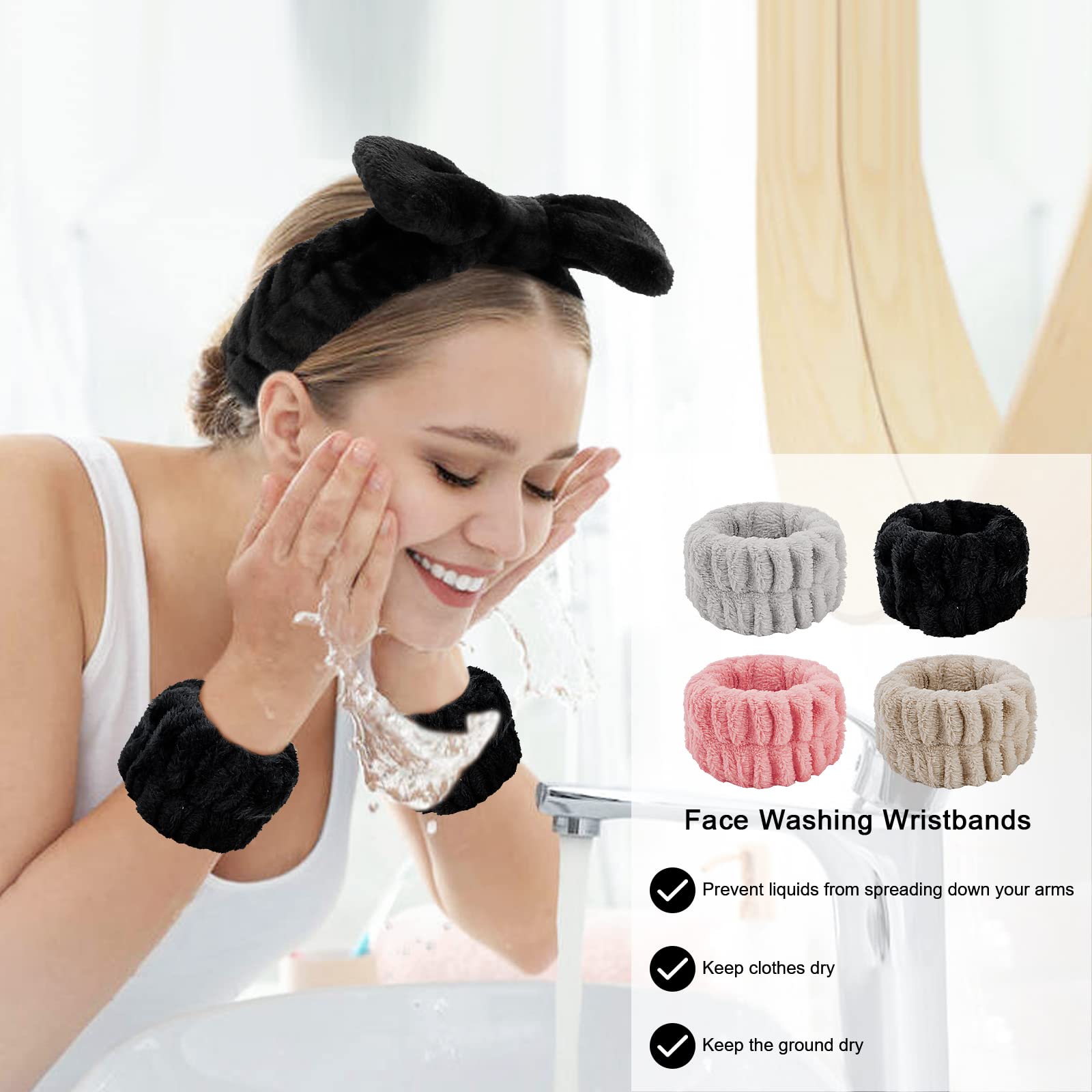 Diadema CIEHER uso múltiple para yoga deporte y cuidado diario.