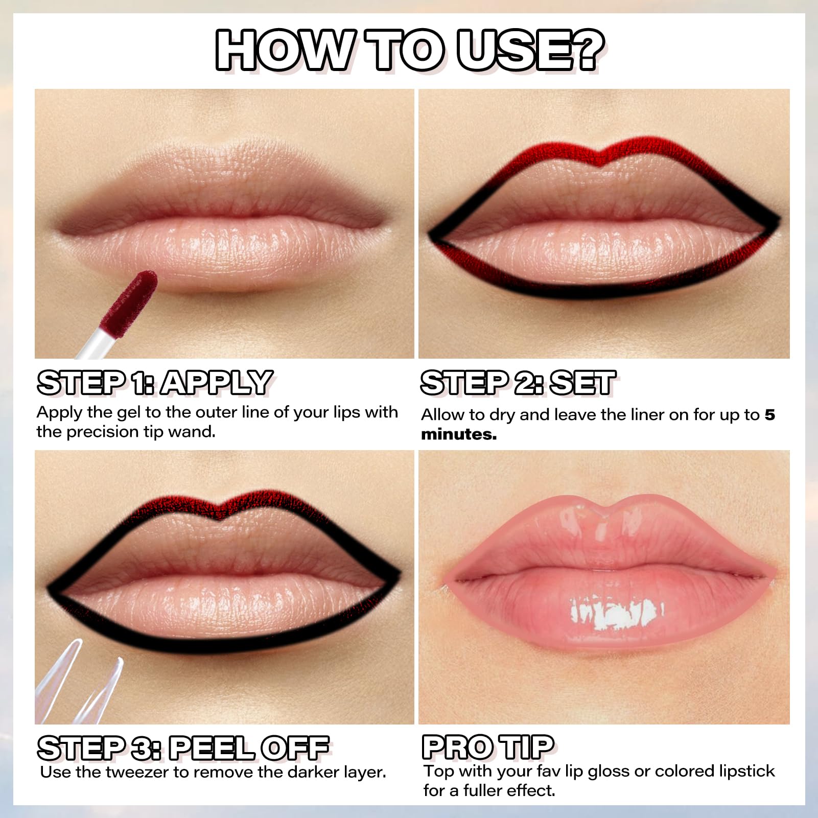 Cilrofelr prueba tonos rosas: muestra el color rosado ideal para labios