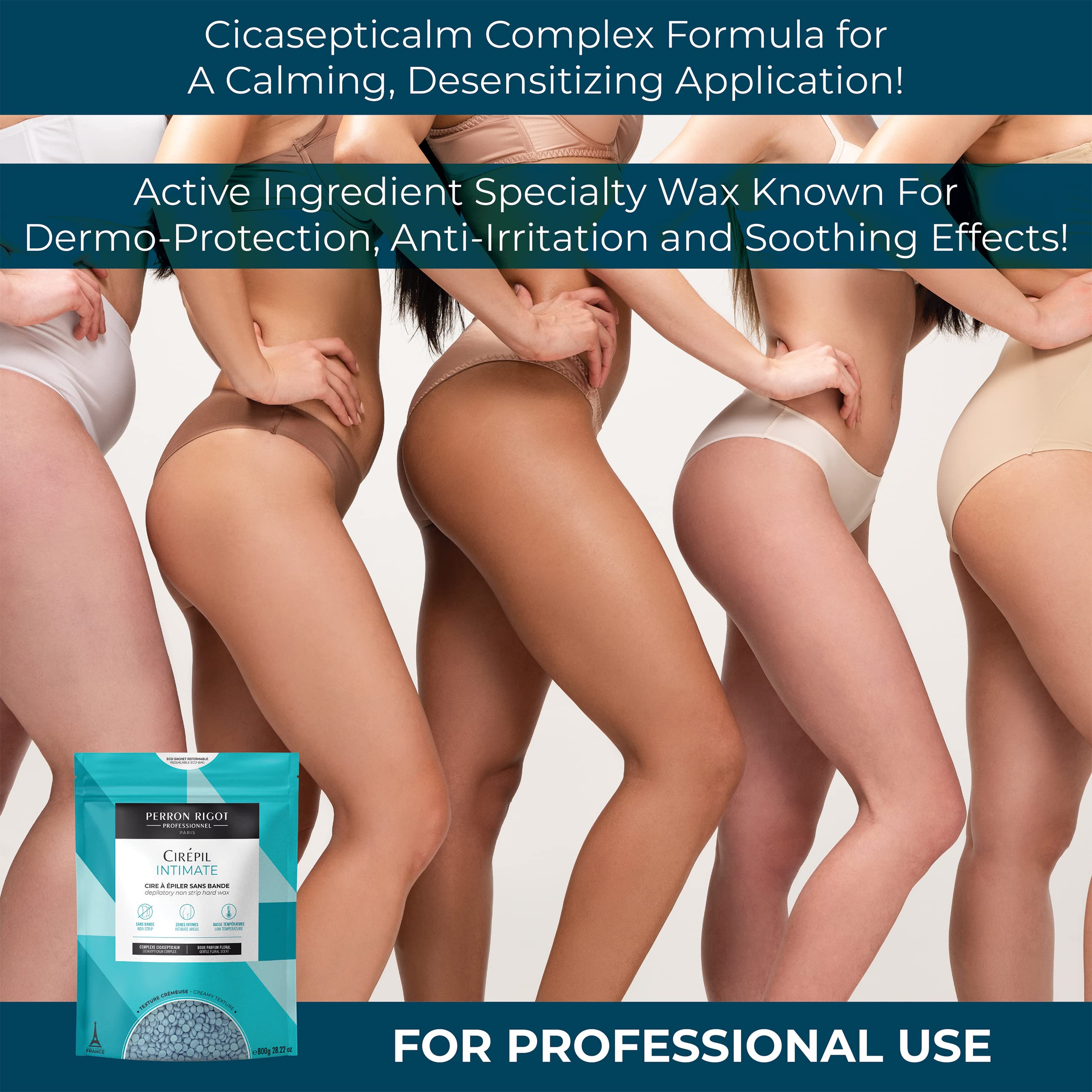 Cirepil Intimate, complejo Cicasepticalm para purificar la piel y calmar irritaciones.