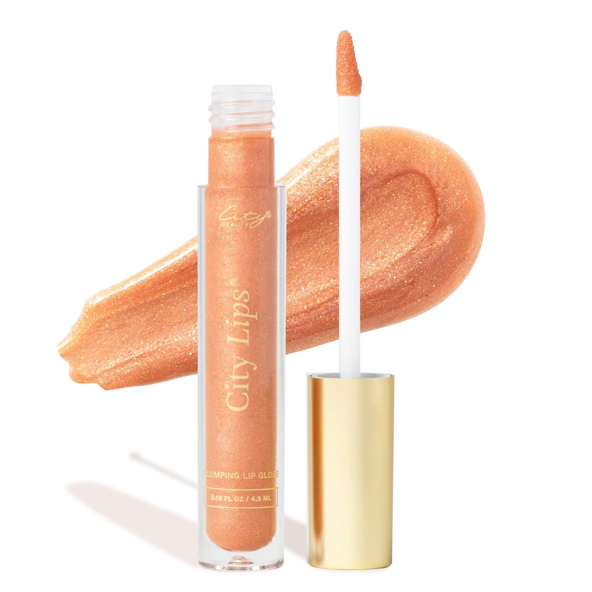 City Lips Nude York en envase, preparado para uso diario y brillo intenso.