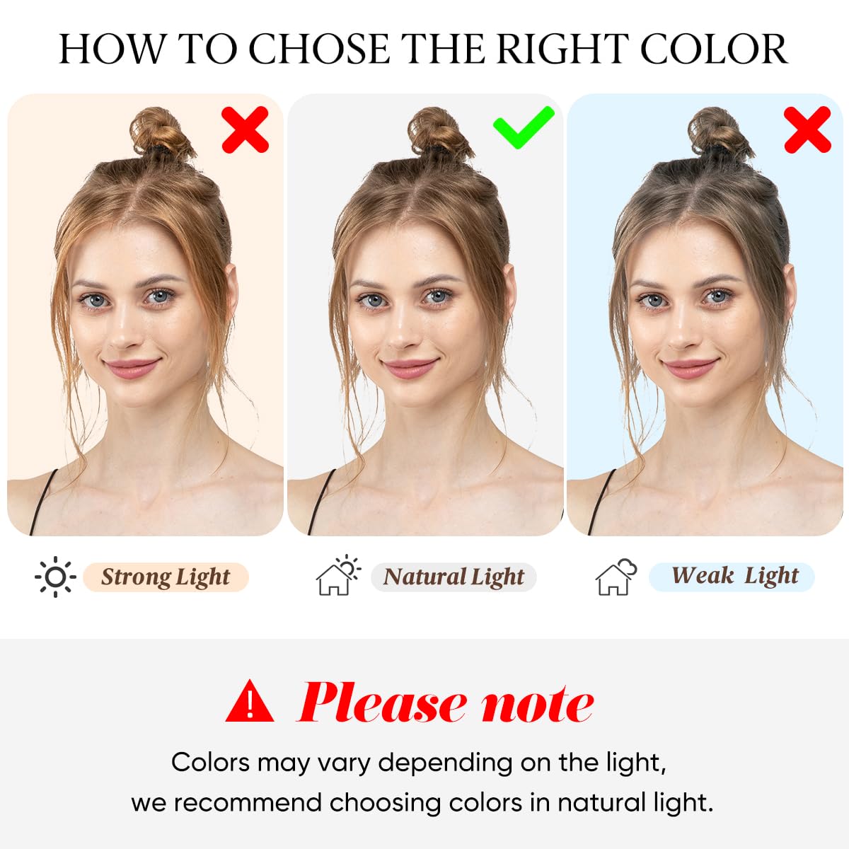 CJL HAIR color con luz natural facilita la elección del tono correcto.