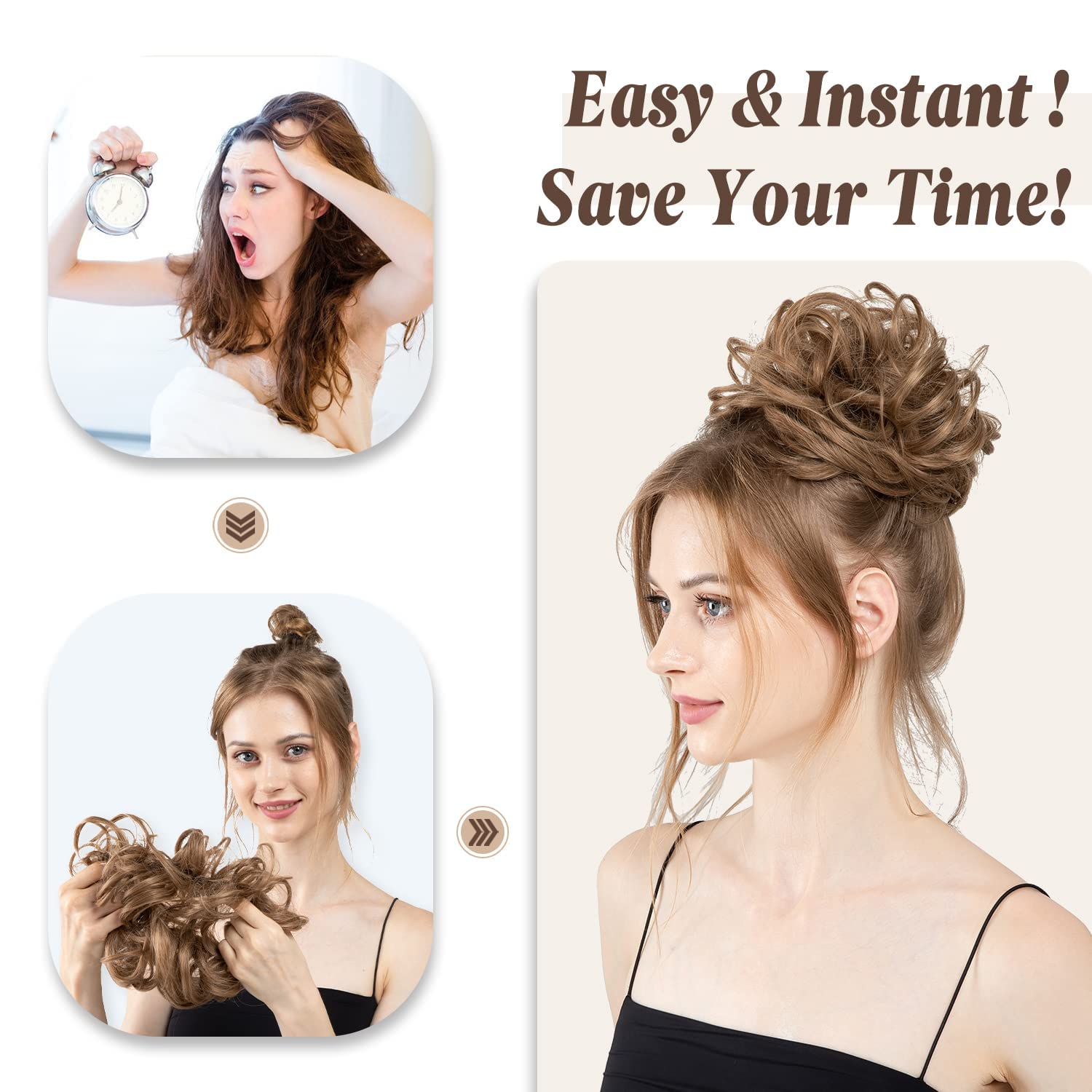 CJL HAIR instrucciones simples para lograr volumen extra y peinado rápido.