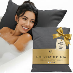 Claessonliving almohada de baño, tina grande, confort duradero para sesiones prolongadas.