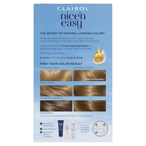 Clairol Nice'n Easy crema-tinte-aplicacion facilita una aplicación suave y uniforme.