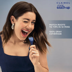 Clairol retoque de raíces: tono Rubio Claro para un acabado natural.