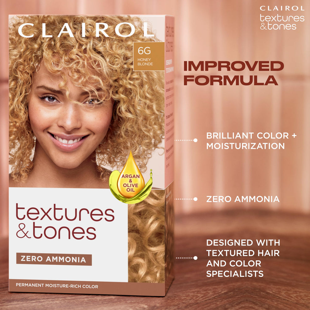 Aceite de argán en Clairol Texturas y Tonos, suavidad y nutrición del color.