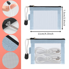 Classycoo bolsas malla mini, tamaño compacto, perfecta como organizador de viaje.