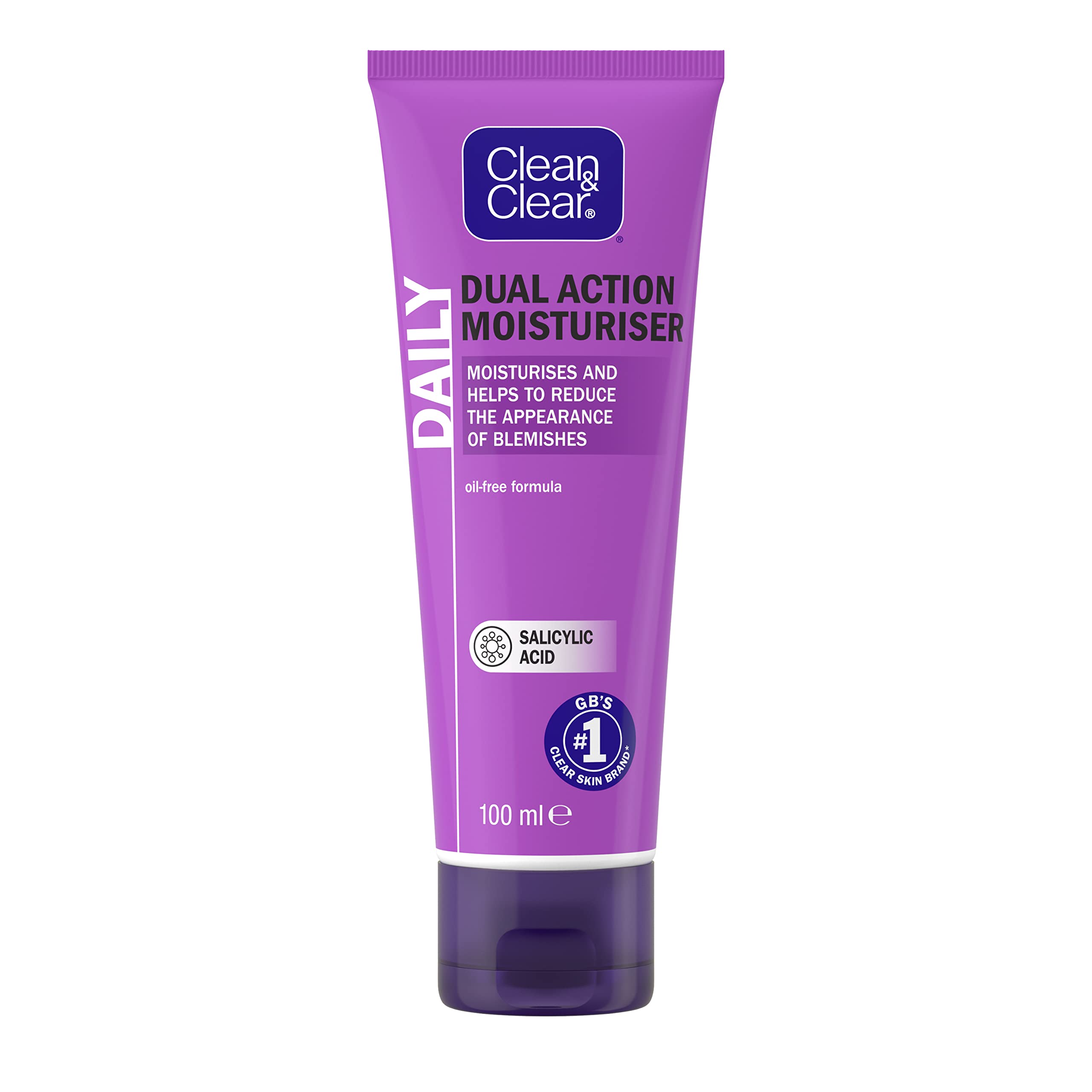 Clean & Clear hidratante de acción dual en bote de 100 ml para uso diario