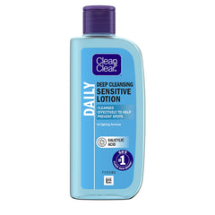 Clean & Clear botella de 200 ml para limpieza profunda suave en piel sensible