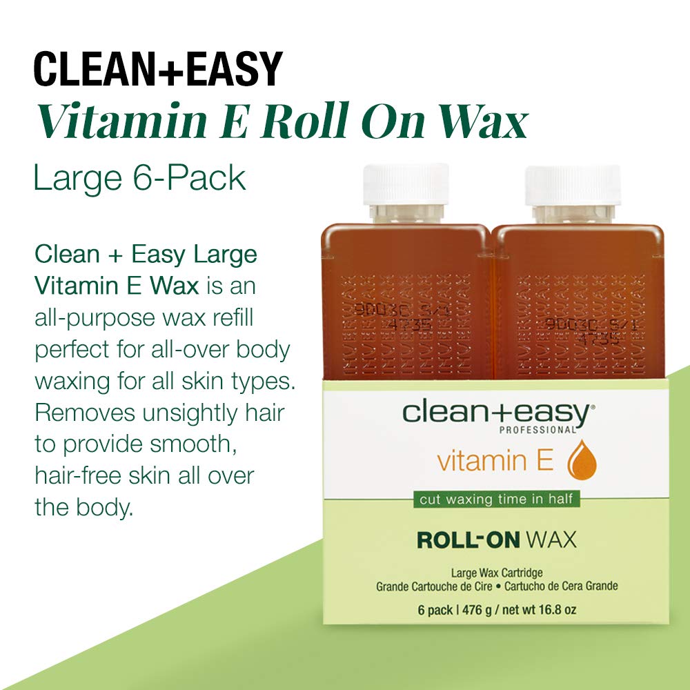 Cera Clean + Easy Vit E, envase grande para sesiones prolongadas