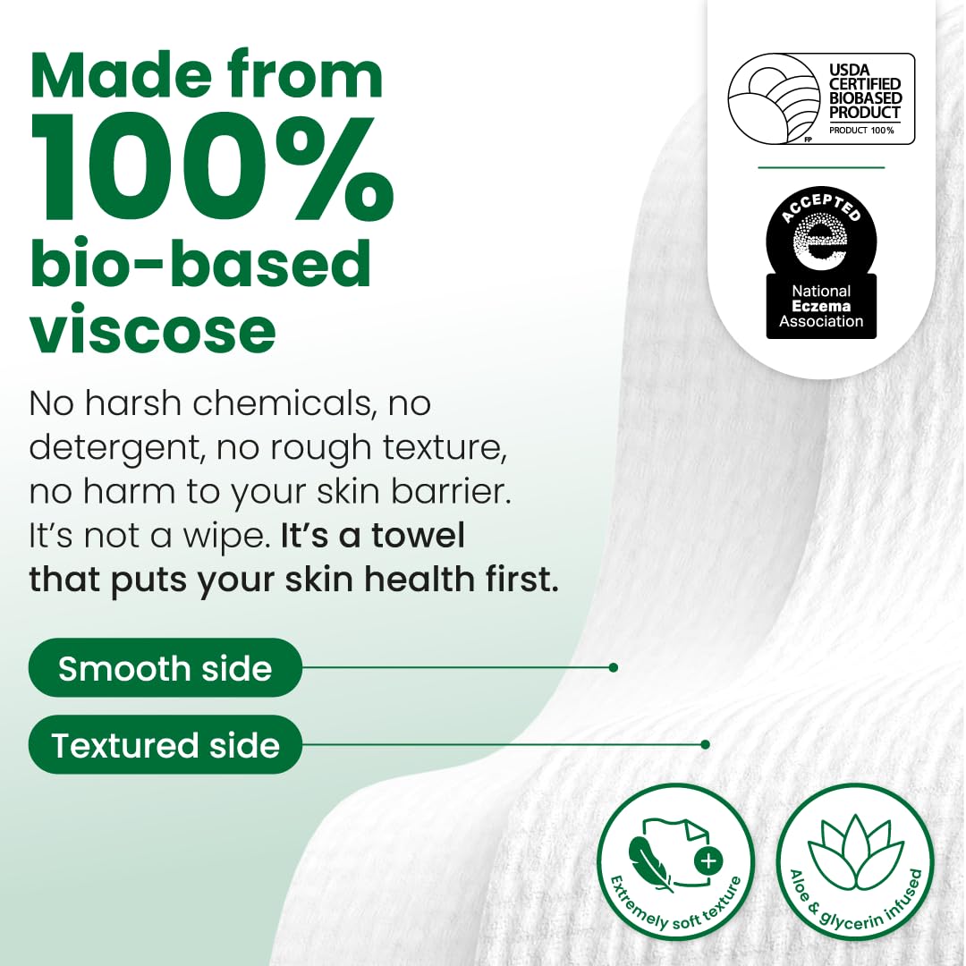 Clean Skin Club Clean Towels XL en viaje, formato compacto para higiene facial.