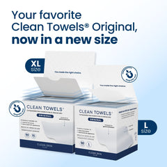 CLEAN SKIN CLUB toallas faciales desechables secas para secado limpio.