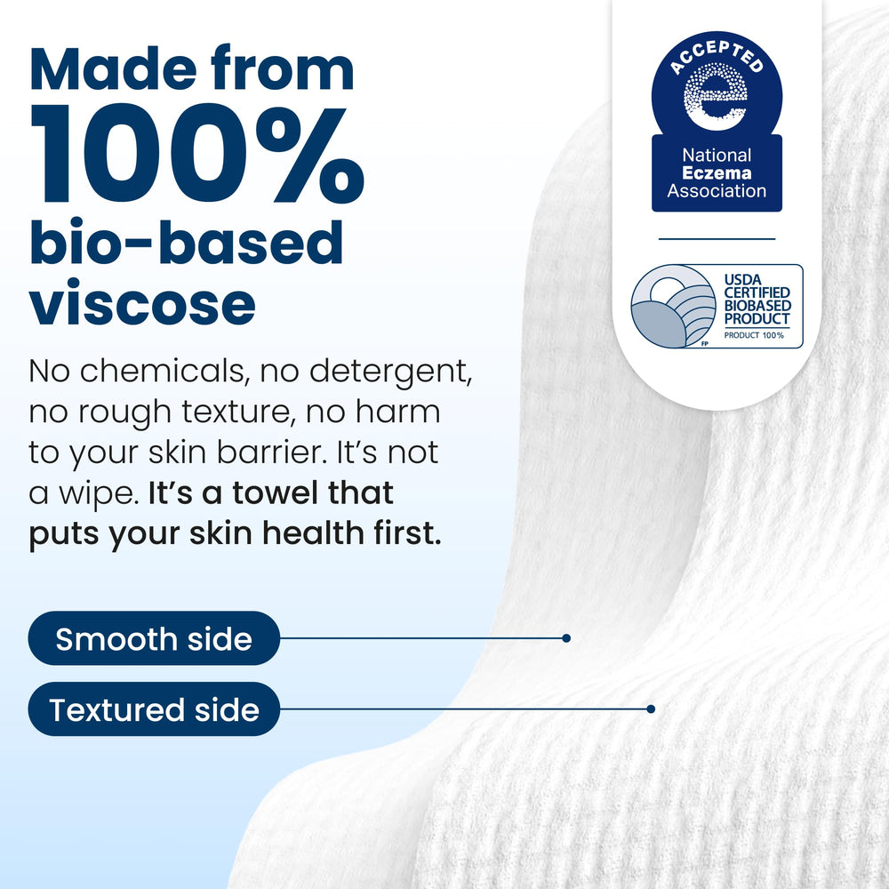 CLEAN SKIN CLUB Clean Towels XL, opción vegana y libres de crueldad animal