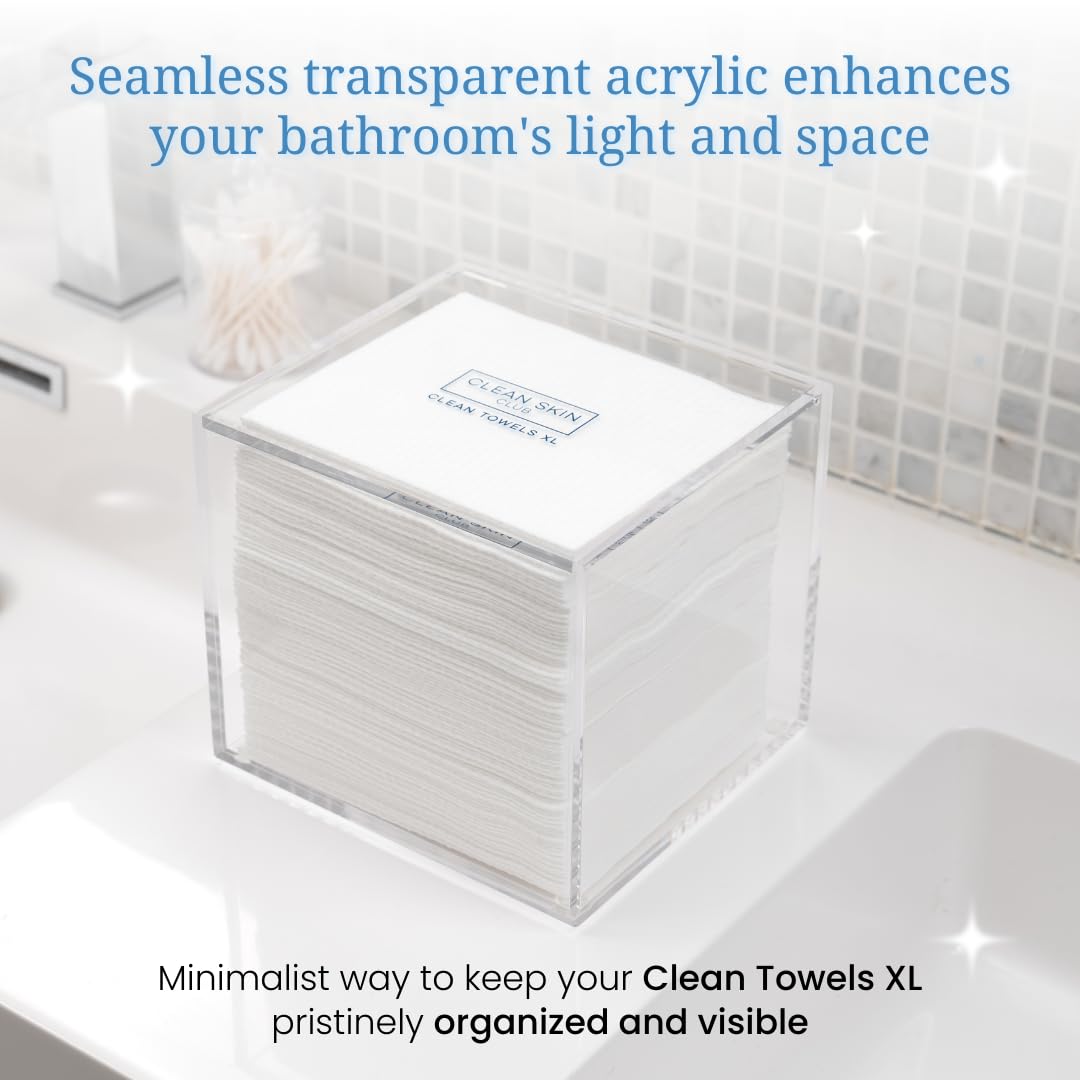 CLEAN SKIN CLUB diseño minimalista que combina con cualquier baño