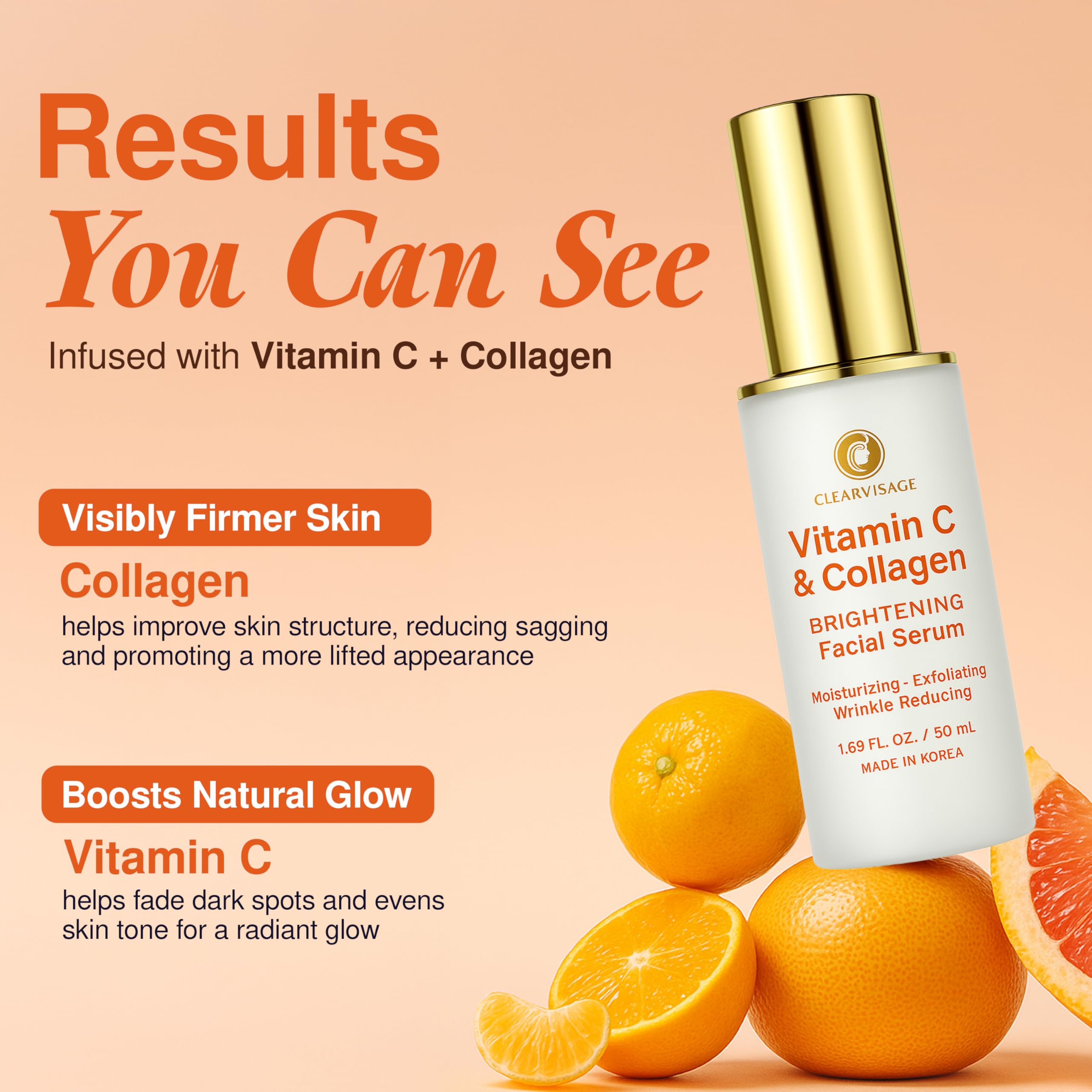 Clear Visage: textura ligera que se absorbe rápido.