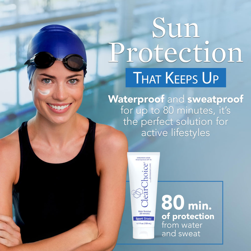 Óxido de zinc brinda protección de amplio espectro para el rostro.