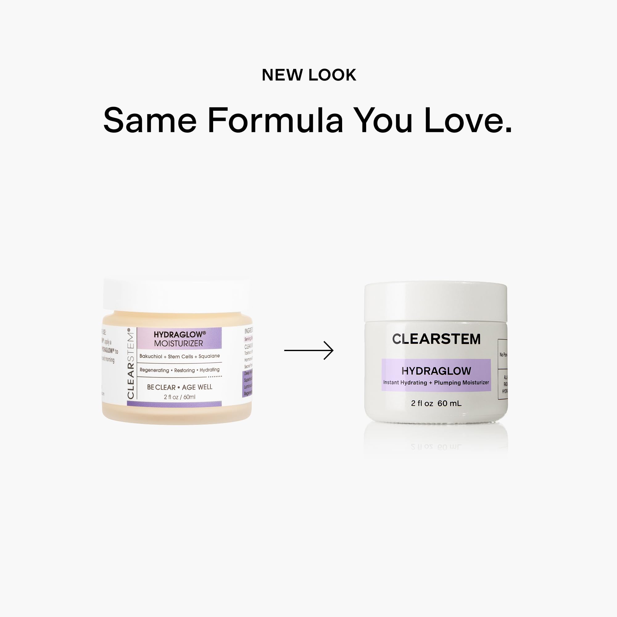 CLEARSTEM Hydraglow Bakuchiol aporta firmeza suave sin irritación.