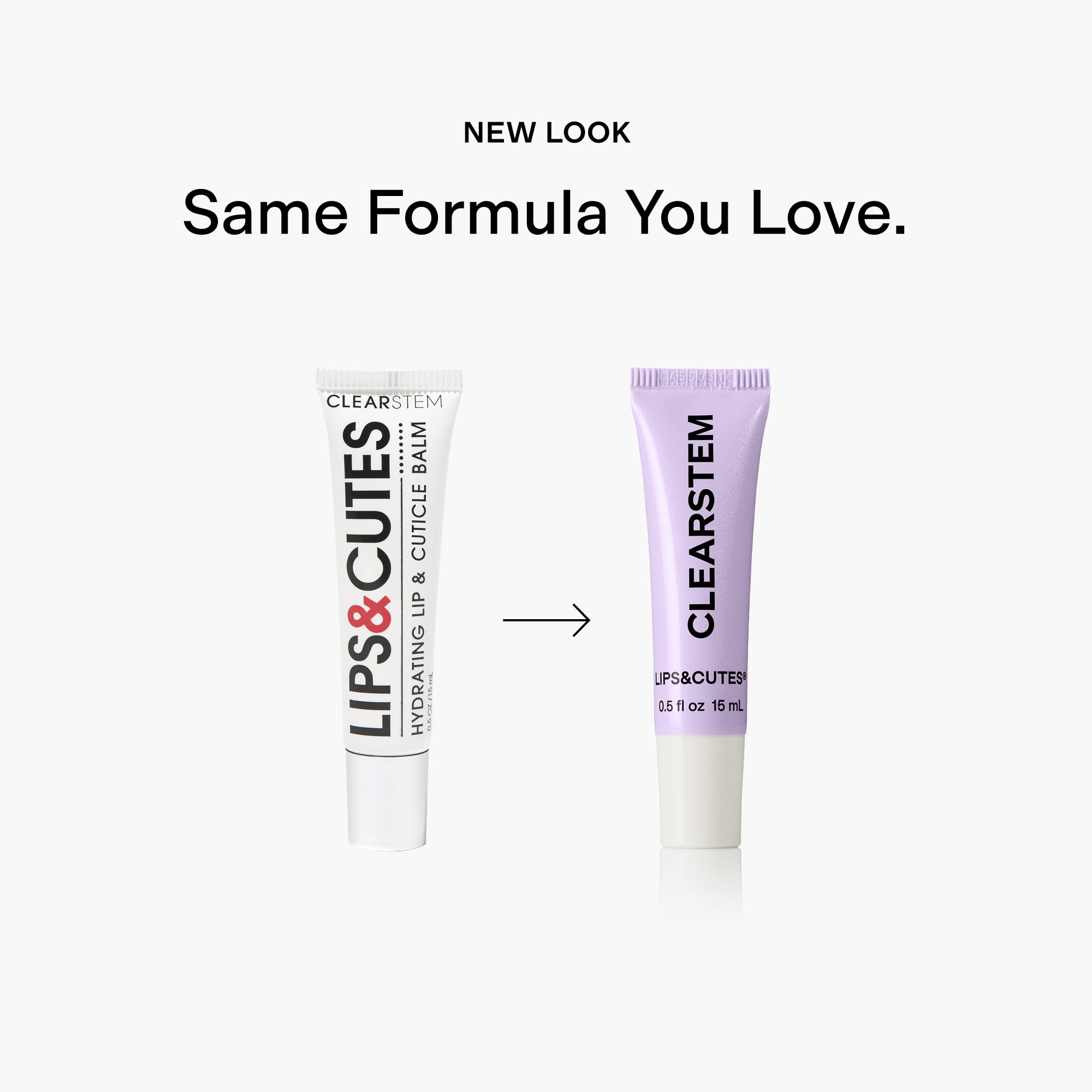 CLEARSTEM LIPS&CUTES bálsamo con vitamina E y té verde para labios sanos.