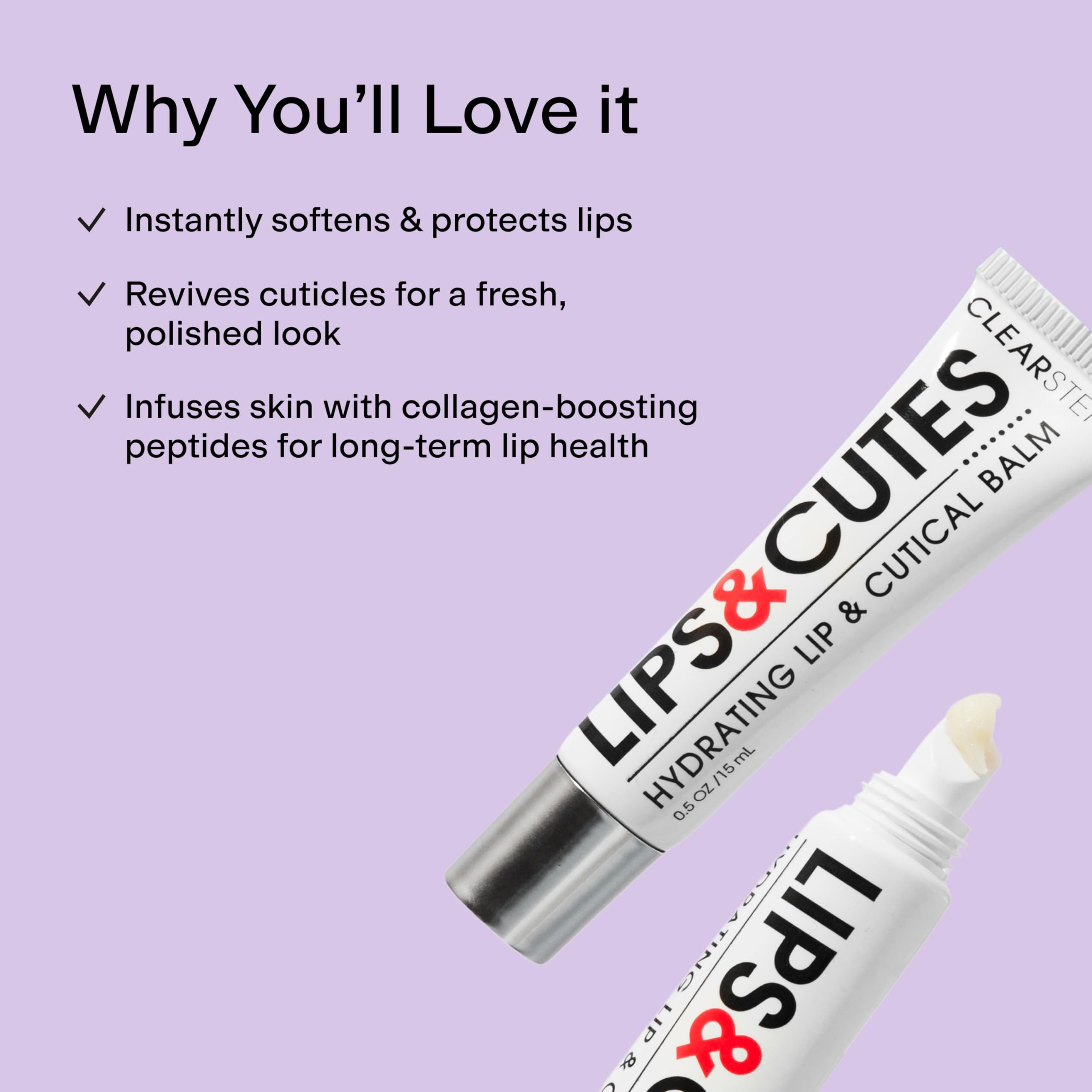 CLEARSTEM LIPS&CUTES repara cutículas secas y agrietadas.