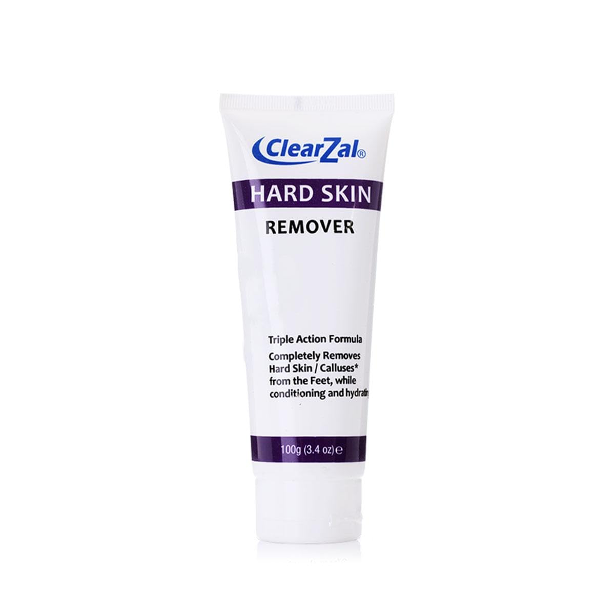 Clearzal crema para pies enfocada a callos, suaviza la piel áspera.
