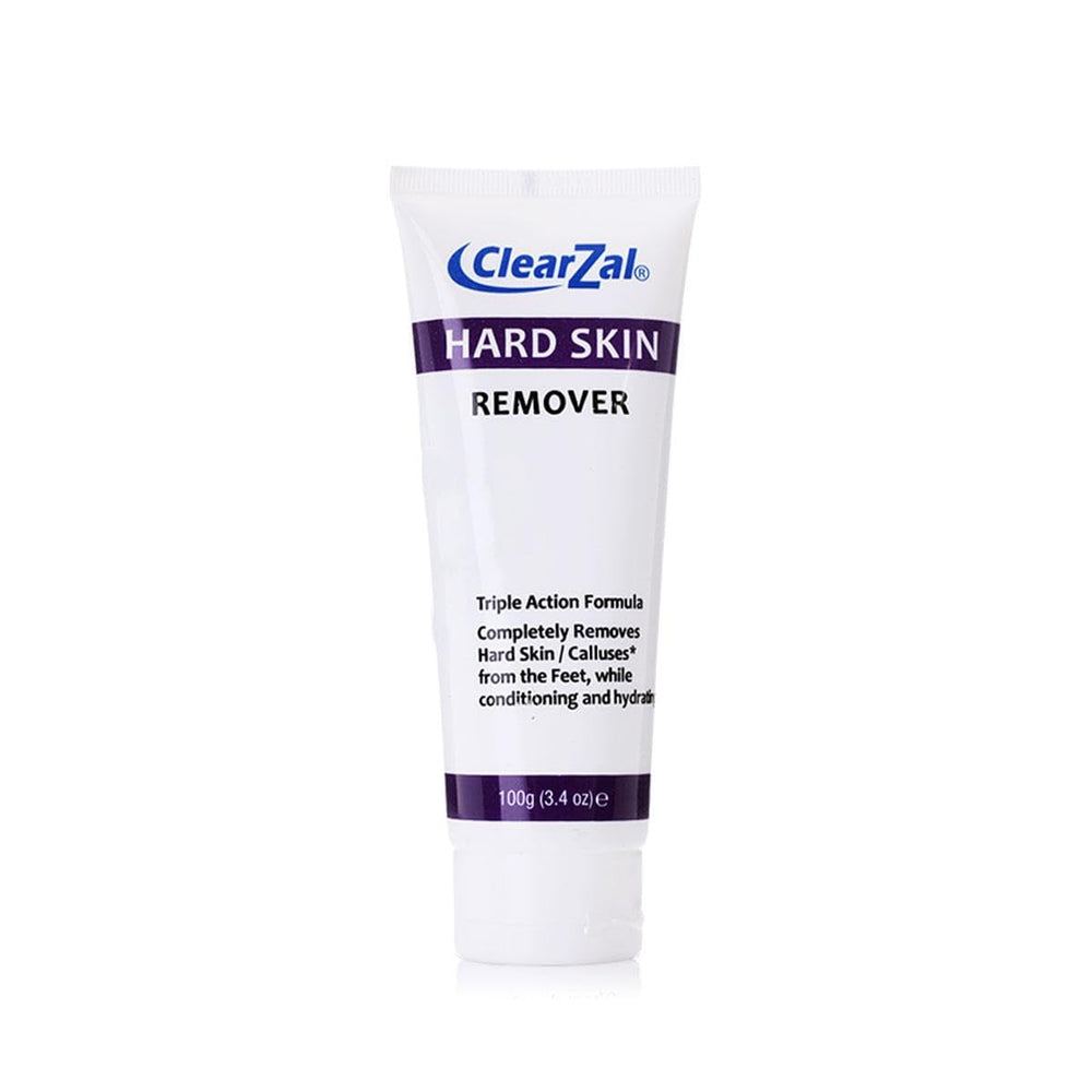 Clearzal crema para pies enfocada a callos, suaviza la piel áspera.