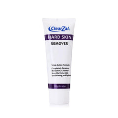 Clearzal crema para pies enfocada a callos, suaviza la piel áspera.