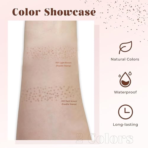 CLERVUN Freckle Stamp aplicación rápida sin pinceles ni técnicas.