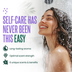 Cleverfy Shower Steamer Menthe-Eucalyptus: souffle frais et respiration plus claire.