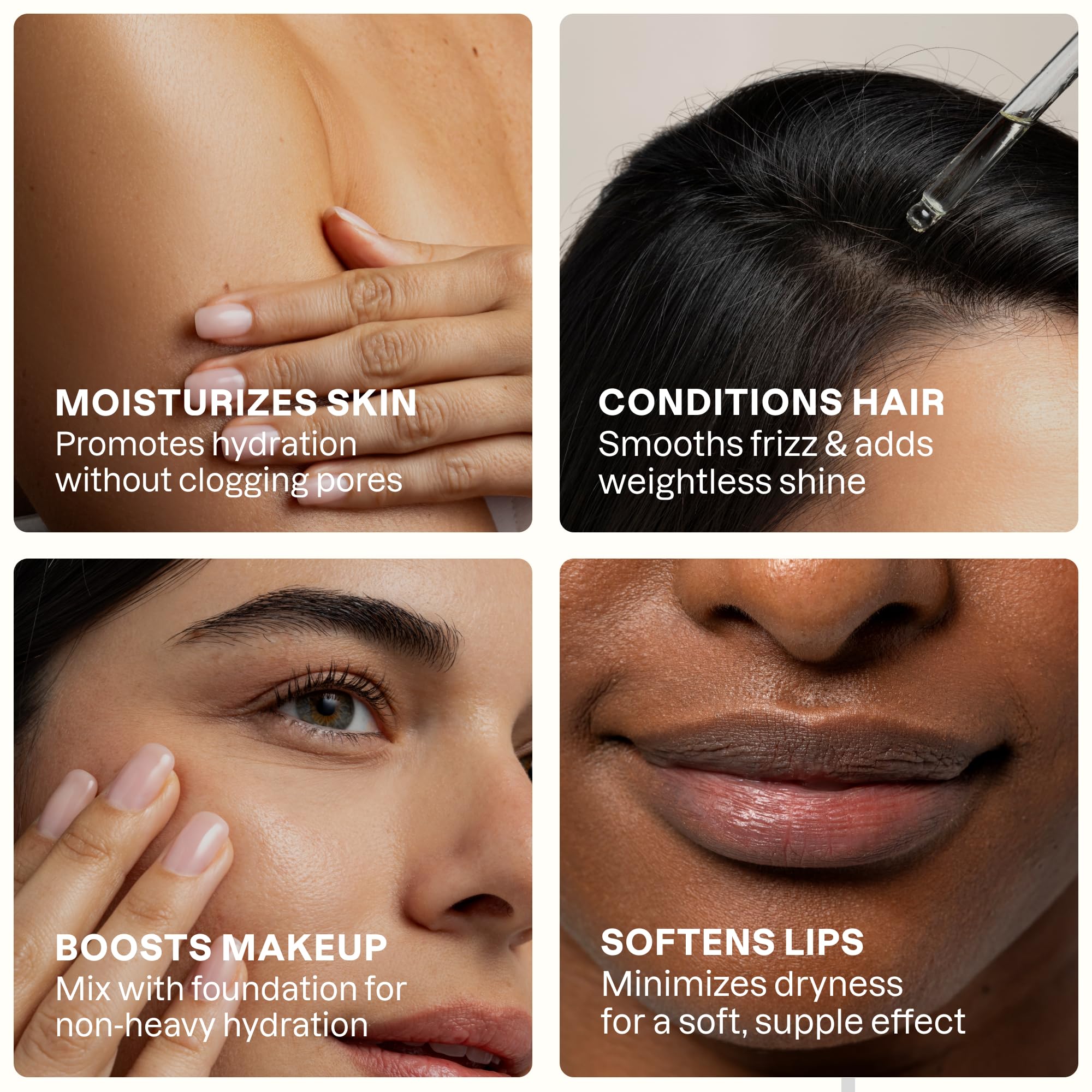Cuidado de piel con aceite de argán Cliganic para rostro sensible