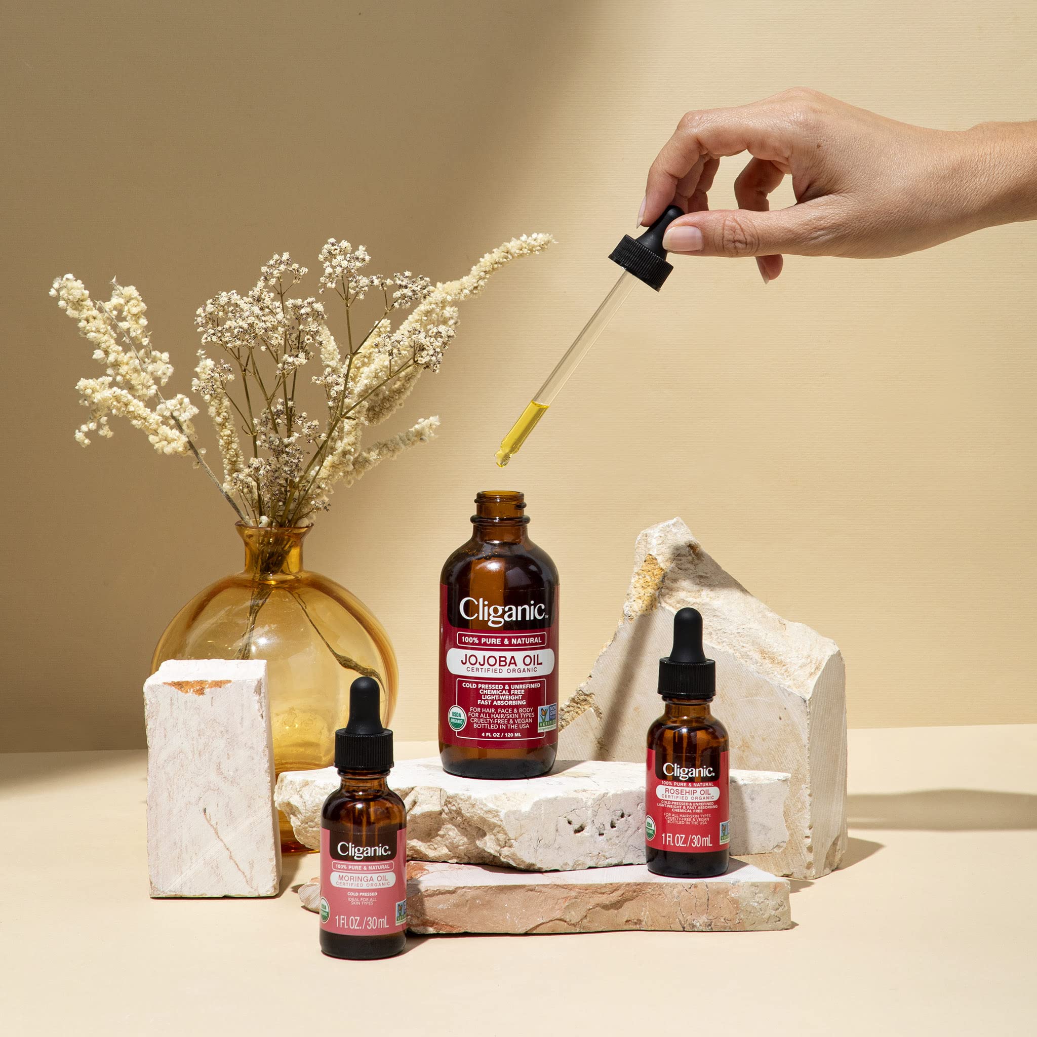 Cliganic Tamanu Aceite: uso corporal para piel hidratada.