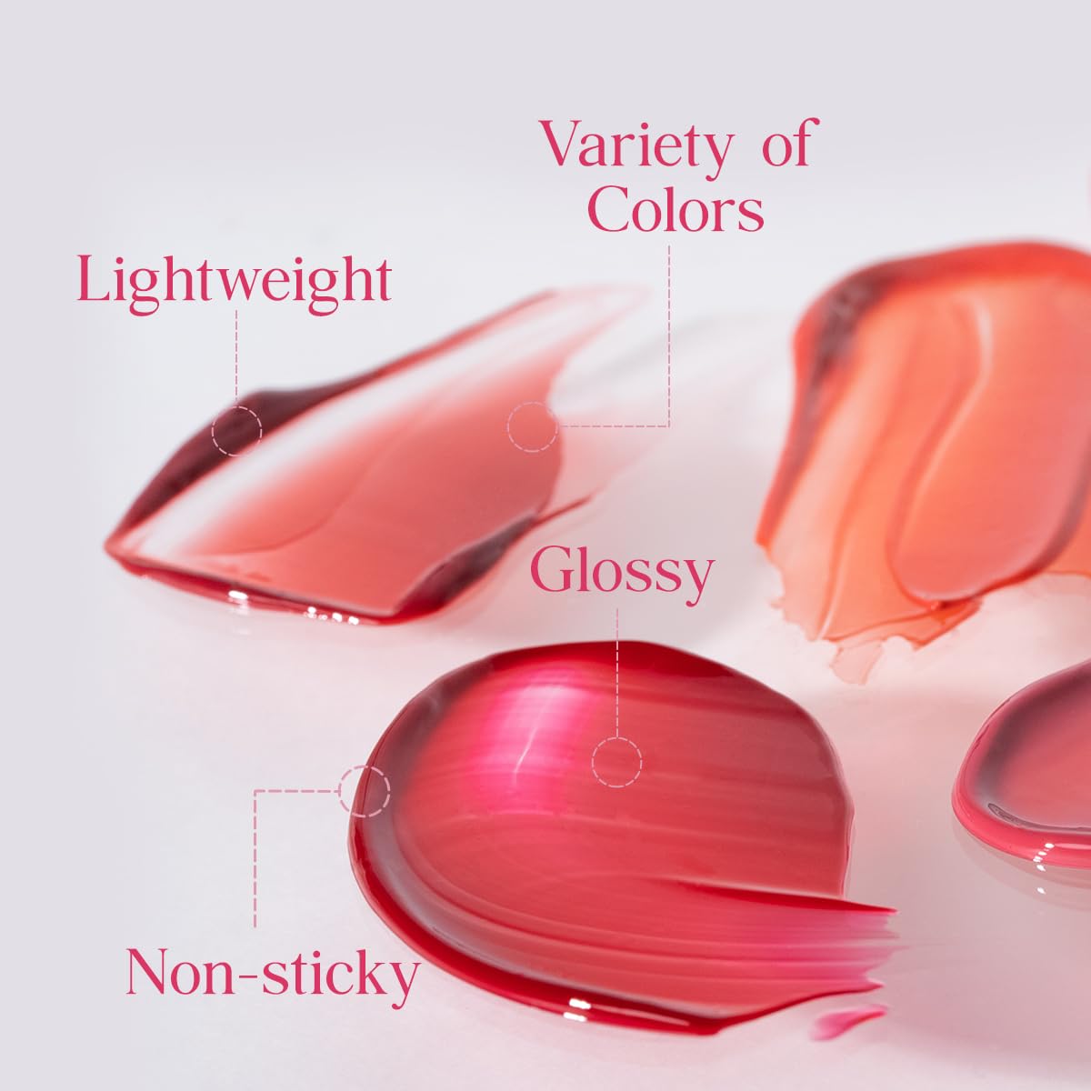 CLIO Crystal Glam Tint aplicador suave: deslizamiento limpio para una capa uniforme.