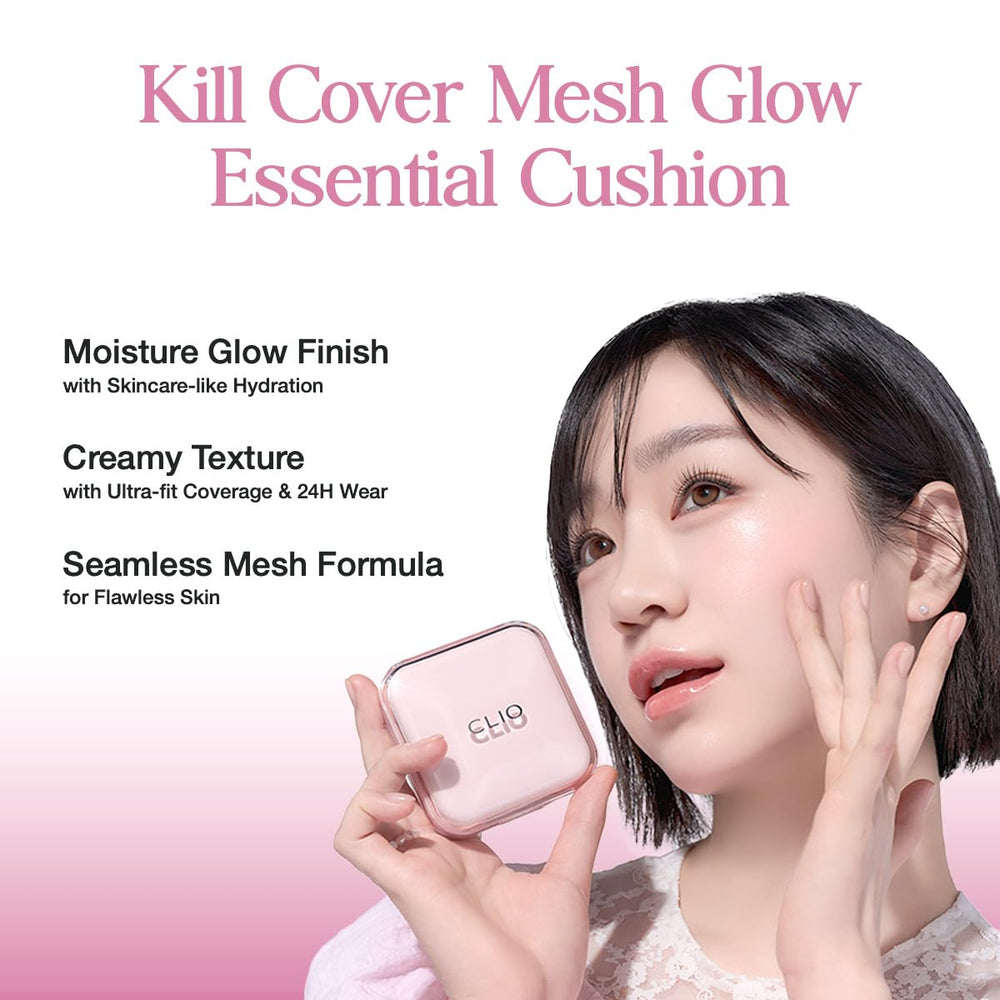 CLIO Kill Cover Mesh Glow ofrece cobertura natural sin apariencia pesada ni parches visibles